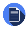 blue page icon